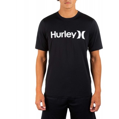 Hurley Herren One and Only Hybrid Short Sleeve Rash Guard Hemd