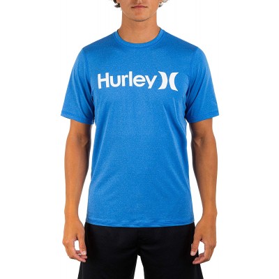Hurley Men's Herren One and Only Hybrid Short Sleeve T-Shirt Rash Guard Hemd