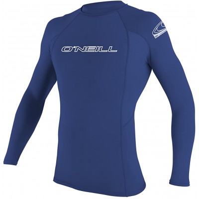 O'Neill Wetsuits Herren Men's Basic Skins Long Sleeve Rash Guard O'Neill UV Sonnenschutz Set Pacific 3XL