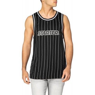 STARTER BLACK LABEL Herren Starter Pinstripe Tank Top T-Shirt
