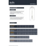 aubi: Herren Businesshose Anzughose Flat Front Modell 26