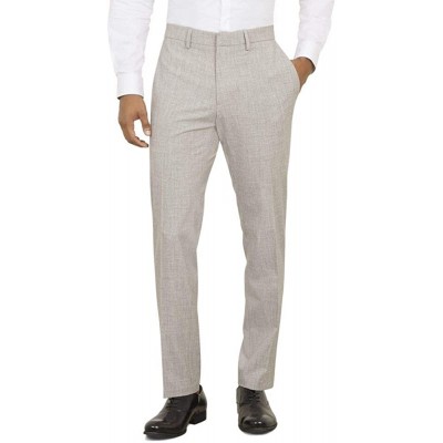 Kenneth Cole REACTION Herren Stretch Faux Flannel Slim Fit Flat Front Dress Pant Anzughose