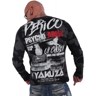 Yakuza Herren Perico Langarm T-Shirt