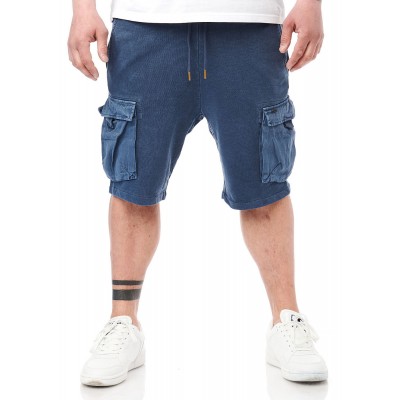 Herren Shorts | Only & Sons Herren NOOS Shorts kurze Cargohose mit 6-Pockets moonlight ocean dunkel blau - LE05399Only and Sonsnavy22030815