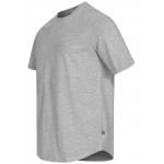 Herren Oberteile | Hailys Herren Basic T-Shirt mit Brusttasche grau melange - FH17616Hailys Herrengrau21020778