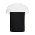 Herren Oberteile | Urban Classics Herren T-Shirt Rundhals zweifarbig mit Brusttasche schwarz weiss - IC70813Urban Classicsschwarz18031066