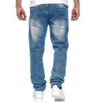 Herren Hosen | Southpole Herren Basic Skinny Fit Stretch Jeans Hose 5-Pockets sand blau denim - IP96324Southpole Mendenim/navy19104405-3832-DN