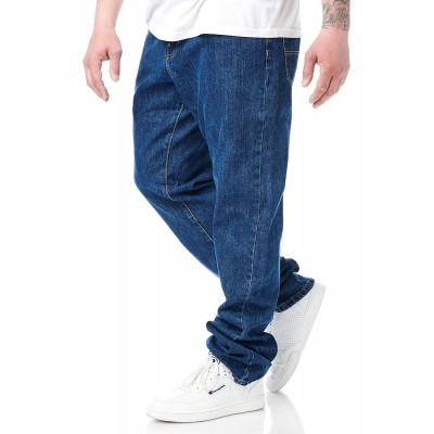 Herren Hosen | Urban Classics Herren Jeans Hose mit 4-Pockets mid indigo washed blau - CY42386Urban Classicsindigo22031007